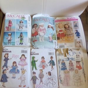 Butterick Retro Sewing Patterns -lot Of Six